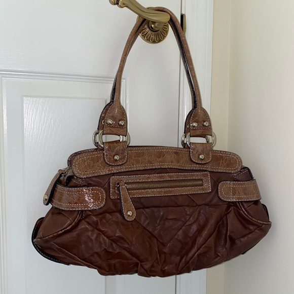 Guess Bags Vintage Brown Leather Guess Handbag Poshmark